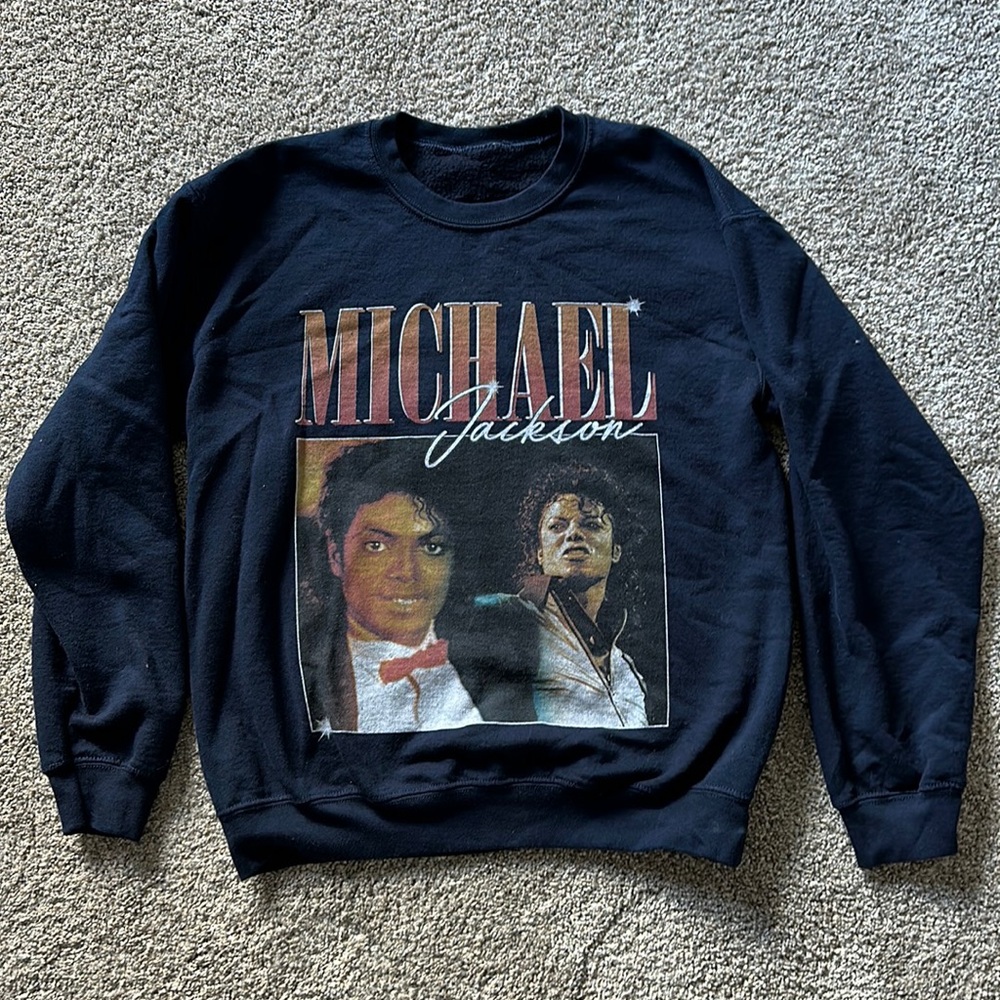 Michale Jackson Sweatshirt. Adult Small